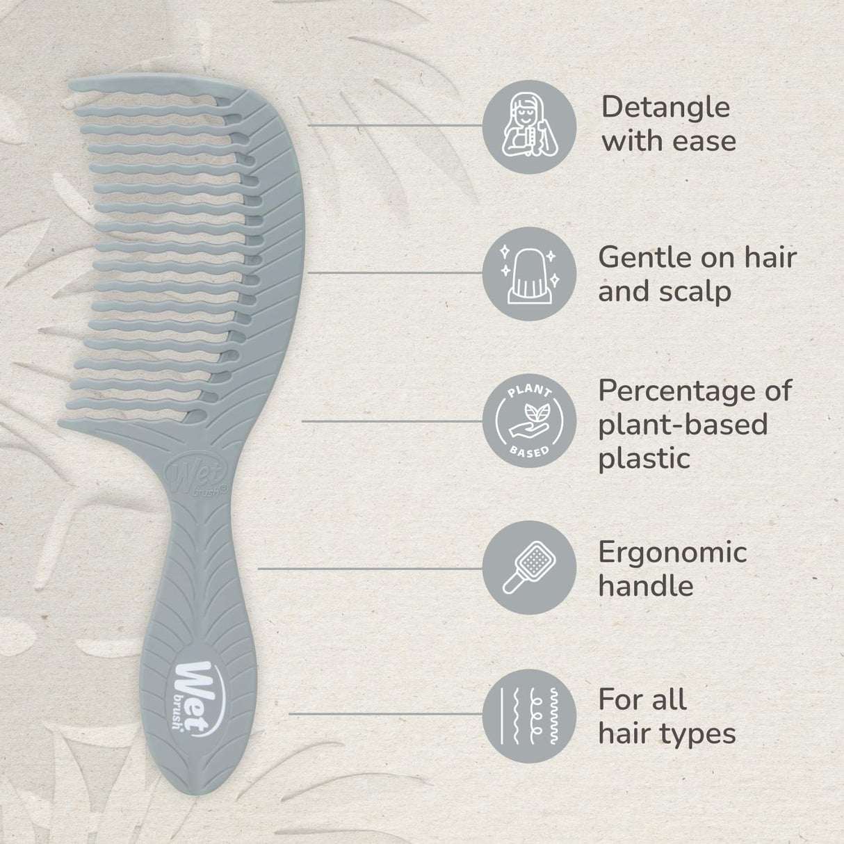 Wet Brush Go Green Charcoal Infused Treatment Comb-736658556827-LR-339767-4-LR eShop