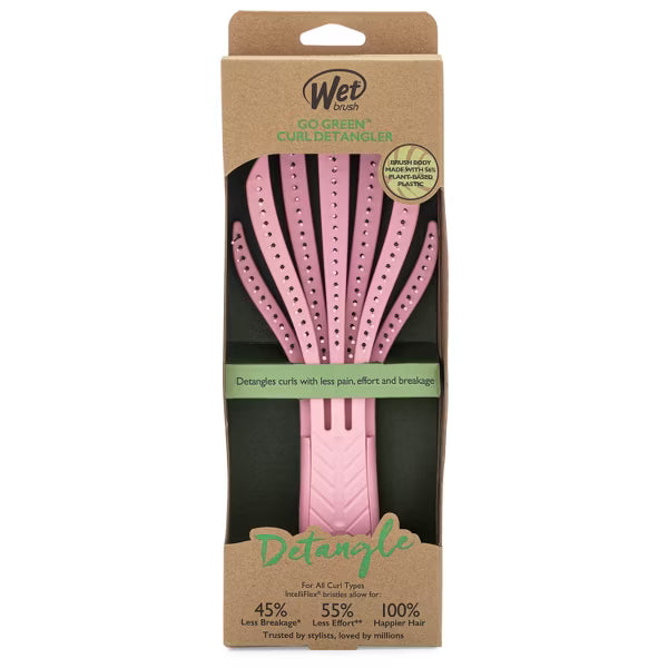 Wet Brush Go Green Curly Detangling Hair Brush - Pink-736658537918-LR-349088-1-LR eShop