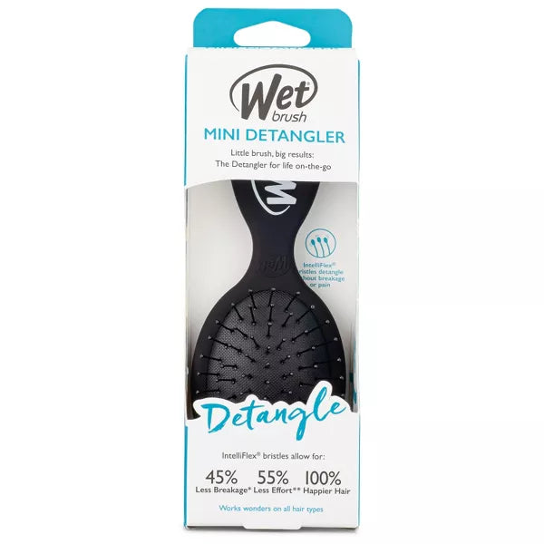Wet Brush Mini Detangler Hair Brush - Matte Black-736658479867-LR-359890-1-LR eShop