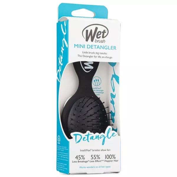 Wet Brush Mini Detangler Hair Brush - Matte Black-736658479867-LR-359890-6-LR eShop