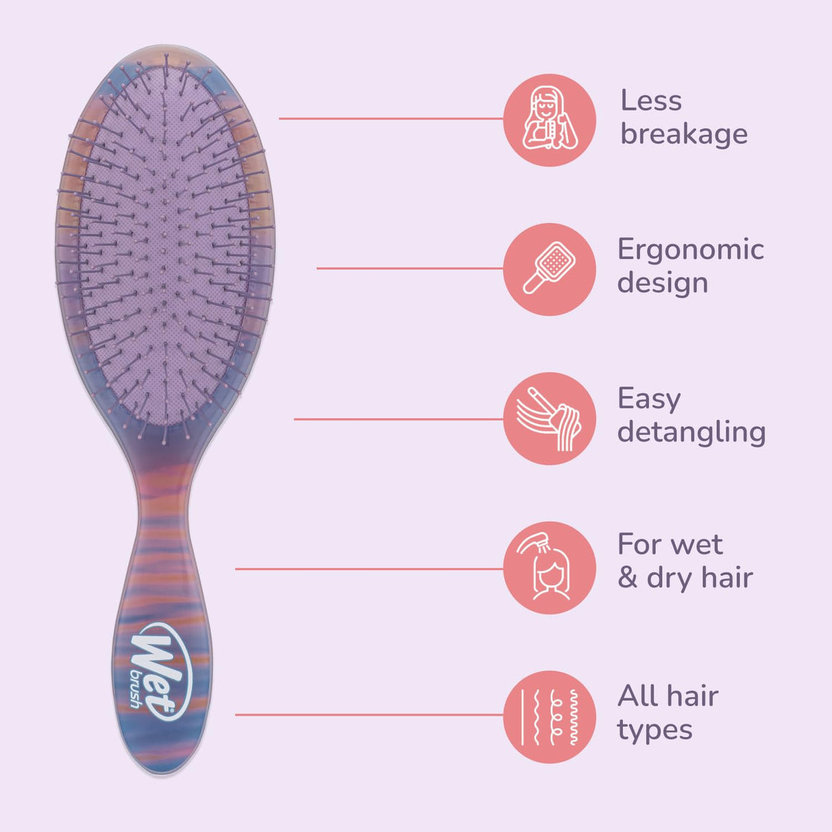 Wet Brush Original Detangler Hair Brush - Desert Afterglow-736658480580-LR-359893-6-LR eShop