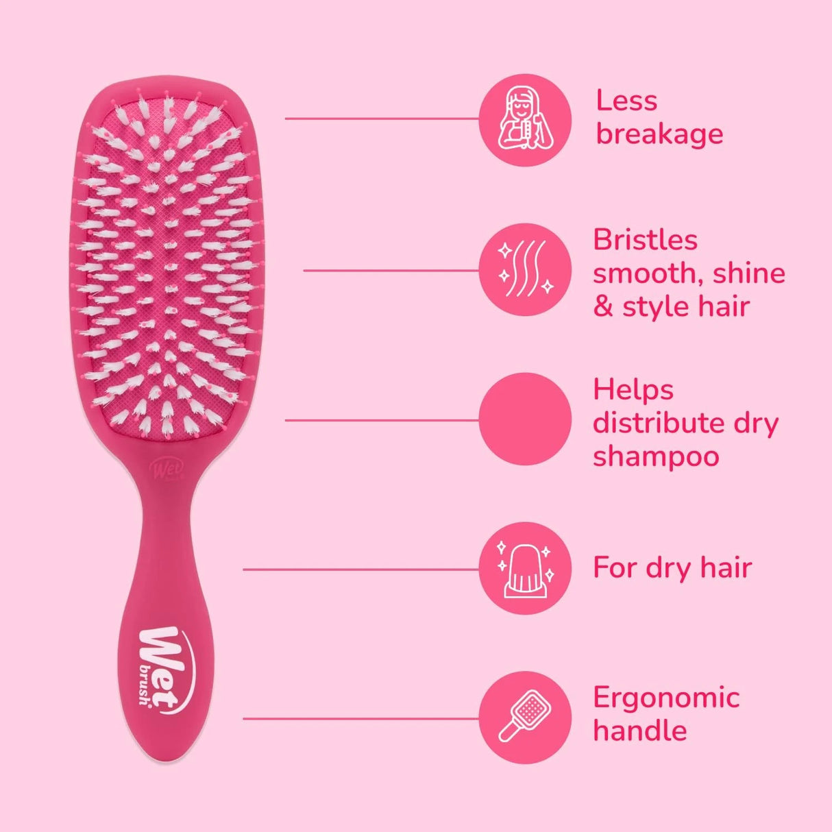 Wet Brush Smooth Styler Hair Brush - Frost Pink-736658449310-LR-359885-6-LR eShop