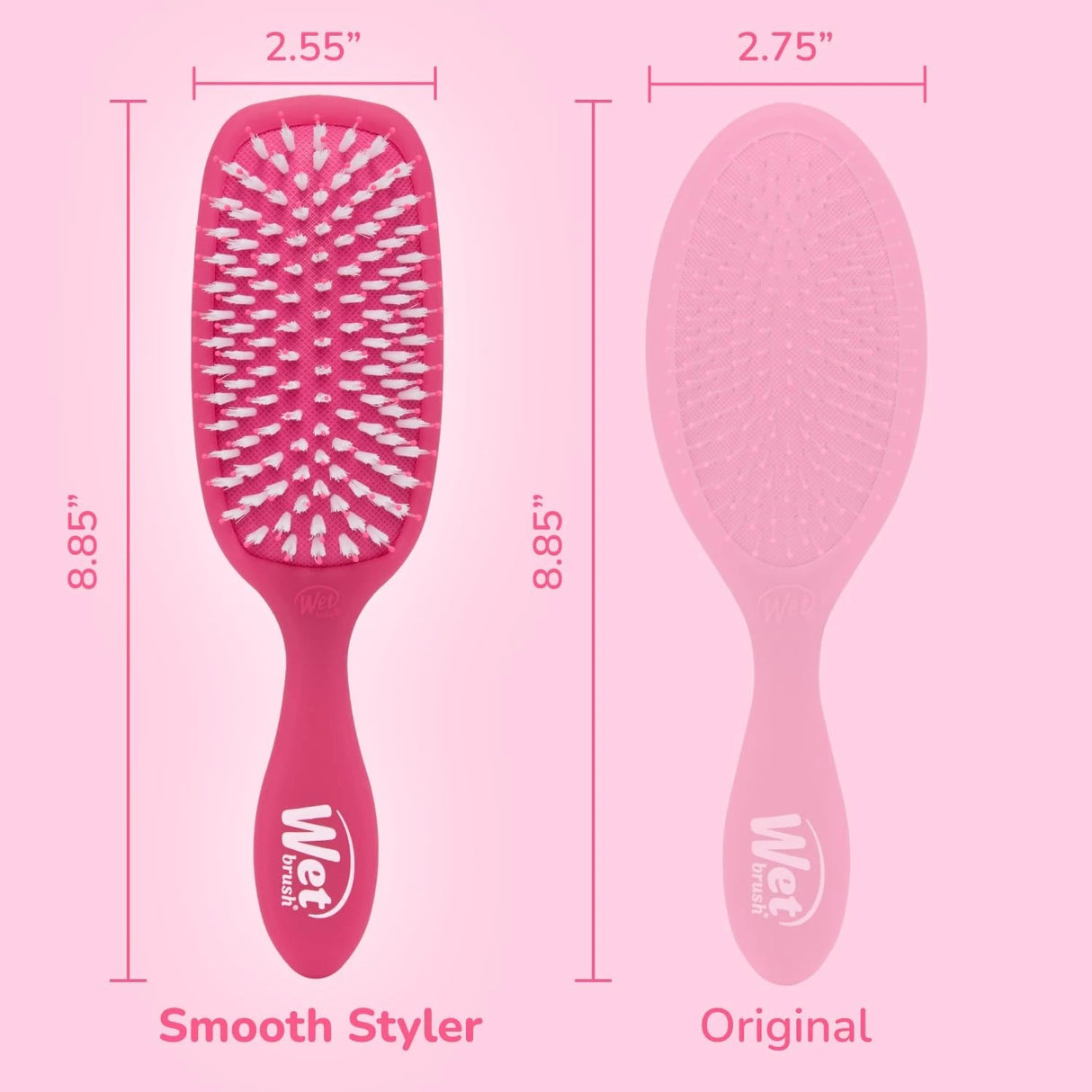 Wet Brush Smooth Styler Hair Brush - Frost Pink-736658449310-LR-359885-7-LR eShop