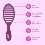 Wet Brush Speed Dry Hair Brush - Frost Purple-736658449273-LR-359882-4-LR eShop