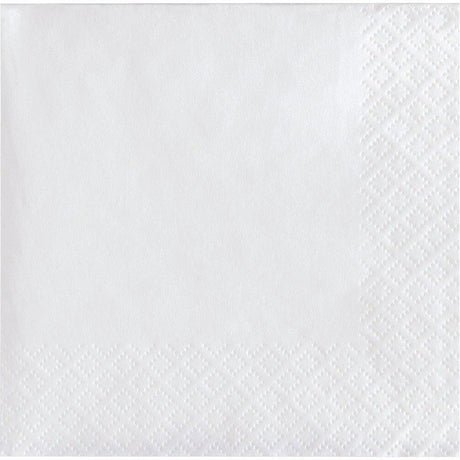 SENSATIONS Beverage Napkins - White, 40 count-092352988617-LR-354371-1-LR eShop
