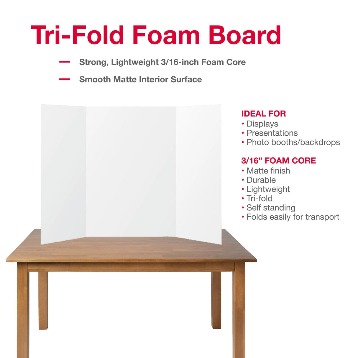 White Trifold Board 28X40-810123682041-LR-358505-3-LR eShop