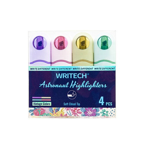WRITECH Astronaut Highlighter Set, Mild, 4 Count-810134542242-LR-362591-1-LR eShop
