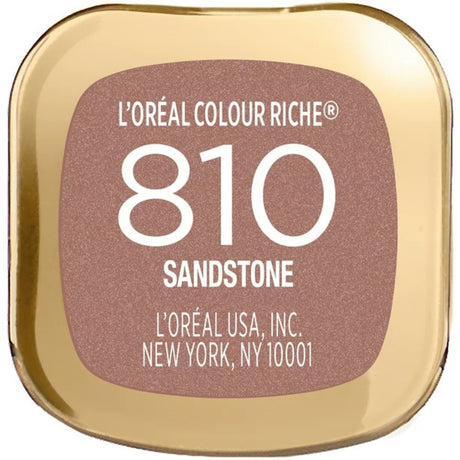 L'Oreal Paris Colour Riche Original Satin Lipstick for Moisturized Lips, Sandstone, 0.13 oz.