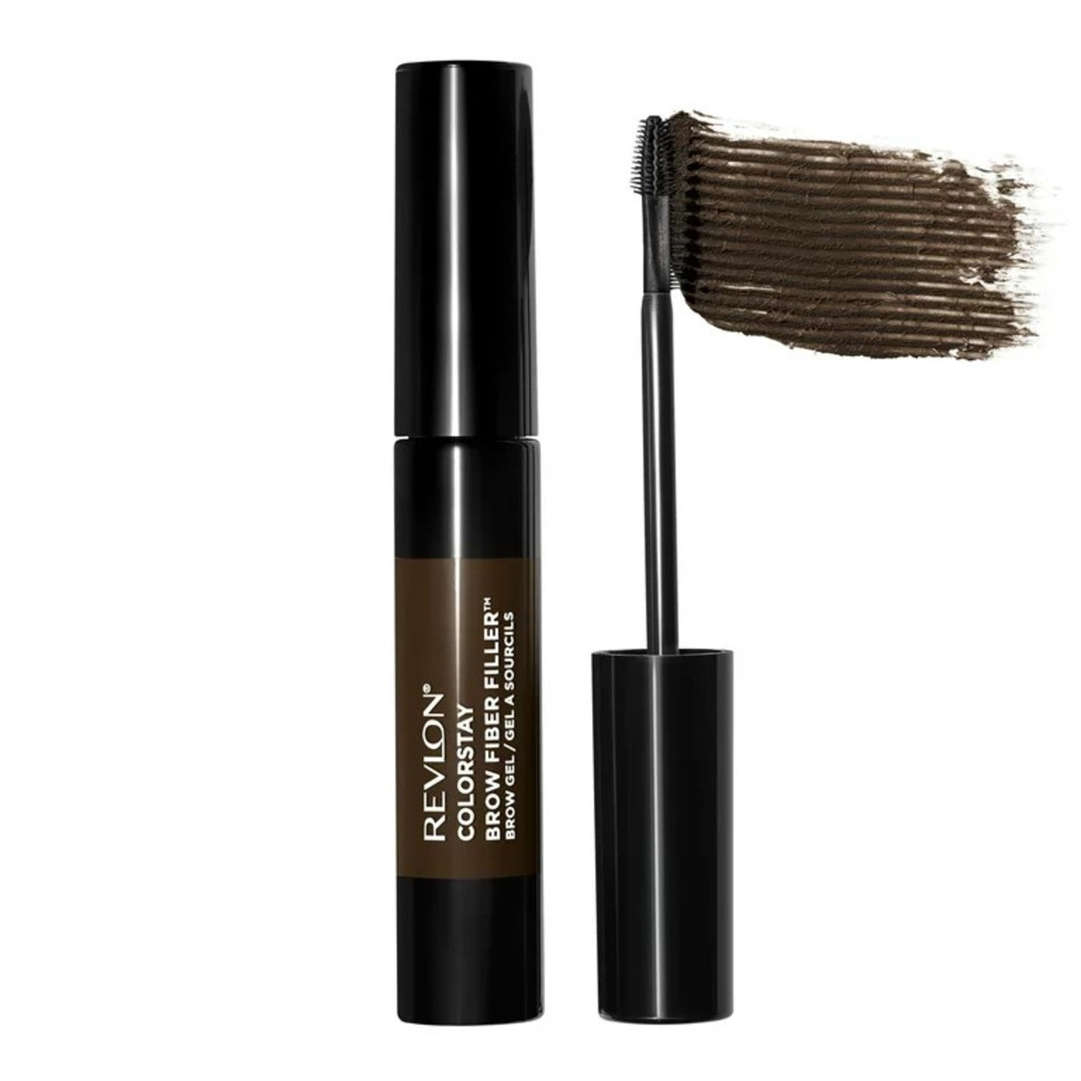 CLR STAY BROW FIBER FILL D BRN