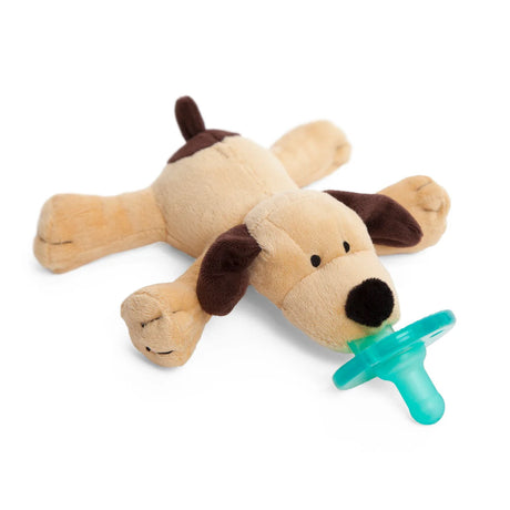 WubbaNub Plush Pacifier 0 to 6m - Brown Puppy-719771222947-LR-349771-1-LR eShop