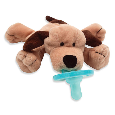 WubbaNub Plush Pacifier 0 to 6m - Brown Puppy-719771222947-LR-349771-2-LR eShop