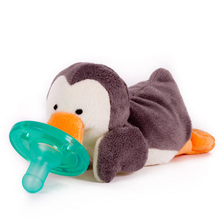 WubbaNub Plush Pacifier 0 to 6m - Grey Penguin-719771225559-LR-349773-1-LR eShop