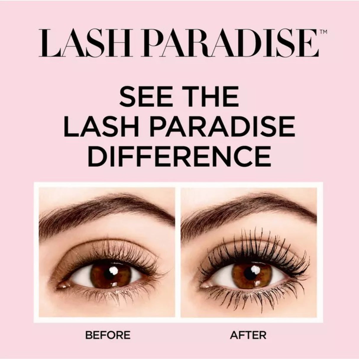 L'Oreal Paris Voluminous Lash Paradise Waterproof Mascara, Blackest Black, 0.25 fl. oz.