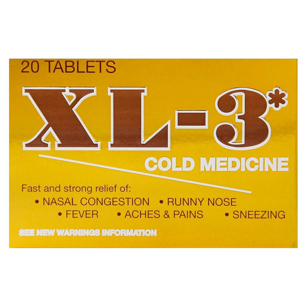 XL-3 Cold Medicine Tablets - 20ct-645981000214-LR-227218-1-LR eShop