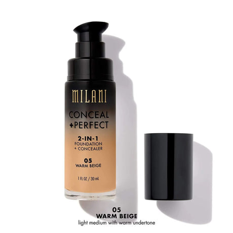 Milani Conceal + Perfect 2-in-1 Foundation + Concealer Warm Beige