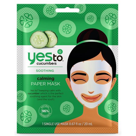 Yes To Cucumbers Soothing and Calming Paper Face Mask-815921018405-LR-351336-1-LR eShop