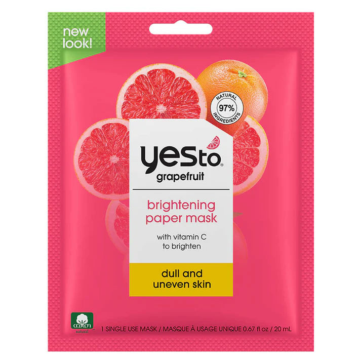 Yes To Grapefruit Brightening Paper Mask with Vitamin C-811748037742-LR-357613-1-LR eShop