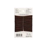 Scünci No Damage Large Hair Elastic, Brown, 18 CT