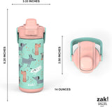 Zak Stainless Steel Vacuum Bottle - Dog, 14 oz-707849173871-LR-354936-5-LR eShop