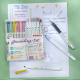 Zebra Journaling Set asst 12pk Assorted - Mildliner Highlighter (6), Clickart (5), Mark On (1)-045888140127-LR-362595-2-LR eShop