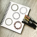 Zebra Medium Point Metallic Brush Pen - Assorted Metallics, 3 count-045888016033-LR-331079-7-LR eShop