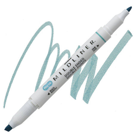 Zebra Mildliner Double Ended Creative Marker - Smoke Blue-045888784208-LR-331017-1-LR eShop