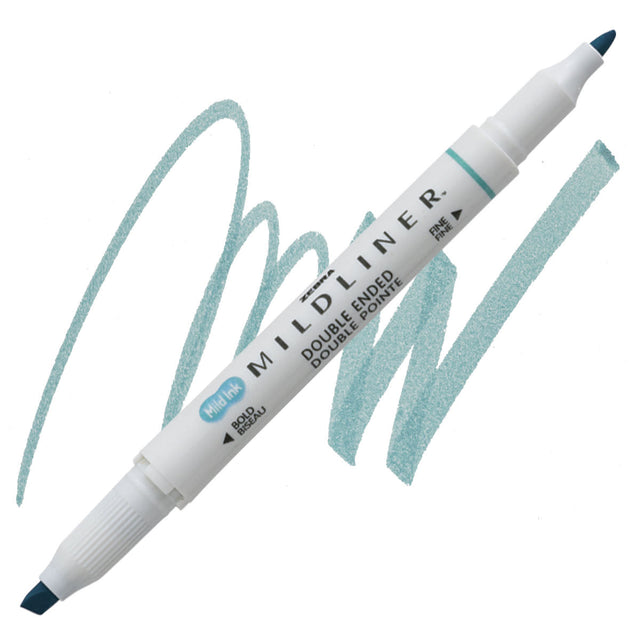 Zebra Mildliner Double Ended Creative Marker - Smoke Blue-045888784208-LR-331017-1-LR eShop
