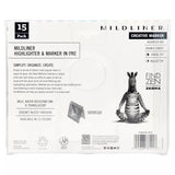 Zebra Mildliner Double Ended Highlighter - Assorted Colors, 15 pack-045888781153-LR-358289-2-LR eShop