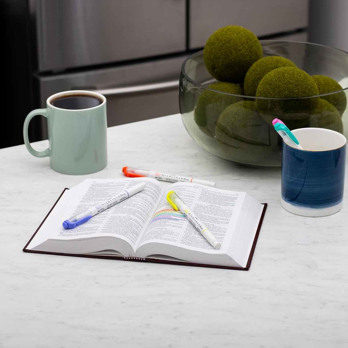 Zebra Mildliner Refresh Ink Double Ended Brush Pen and Marker, 5 pack-045888794054-LR-358291-6-LR eShop