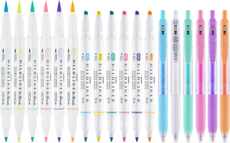 Zebra Pen Journaling and Lettering Set - Assorted Pastels, 18 pack-045888760189-LR-358288-2-LR eShop