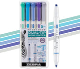 Zebra Pen Mildliner Dual-Tip Highlighter Set - Winter Solstice - 5pk-045888783256-LR-362598-1-LR eShop