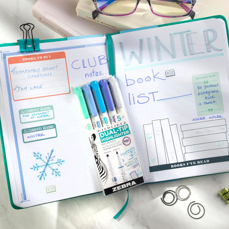 Zebra Pen Mildliner Dual-Tip Highlighter Set - Winter Solstice - 5pk-045888783256-LR-362598-2-LR eShop