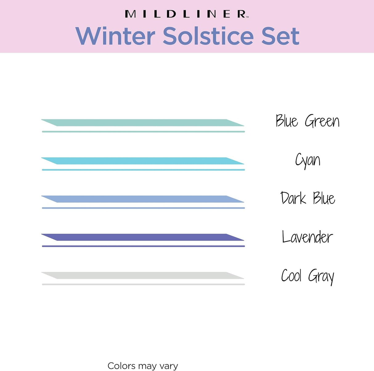 Zebra Pen Mildliner Dual-Tip Highlighter Set - Winter Solstice - 5pk-045888783256-LR-362598-4-LR eShop
