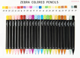 Zebra Pen Zensations Mechanical Colored Pencils, 2.0mm Point Size, 24-Count-045888081246-LR-354795-2-LR eShop