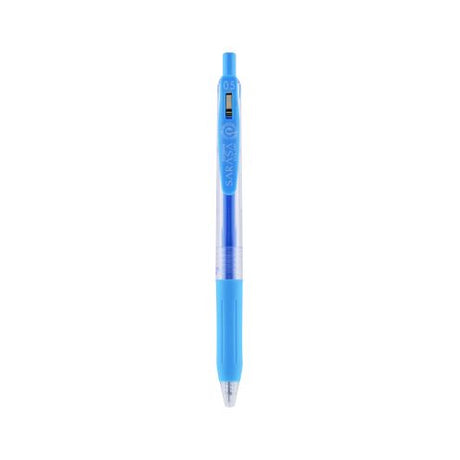 Zebra Sarasa Clip 0.5mm Gel Retractable Pens - Light Blue, 12 ct-045888475007-LR-331037-1-LR eShop