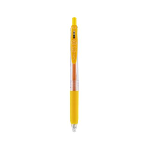 Zebra Sarasa Clip 0.5mm Gel Retractable Pens - Yellow, 12 ct-045888473508-LR-331031-1-LR eShop