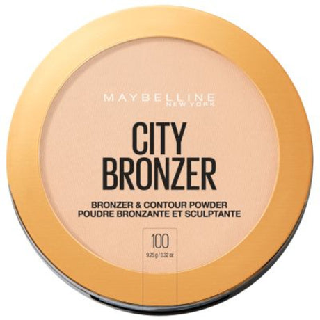 Maybelline City Bronzer Powder Makeup, Bronzer and Contour Powder, 100, 0.32 oz.