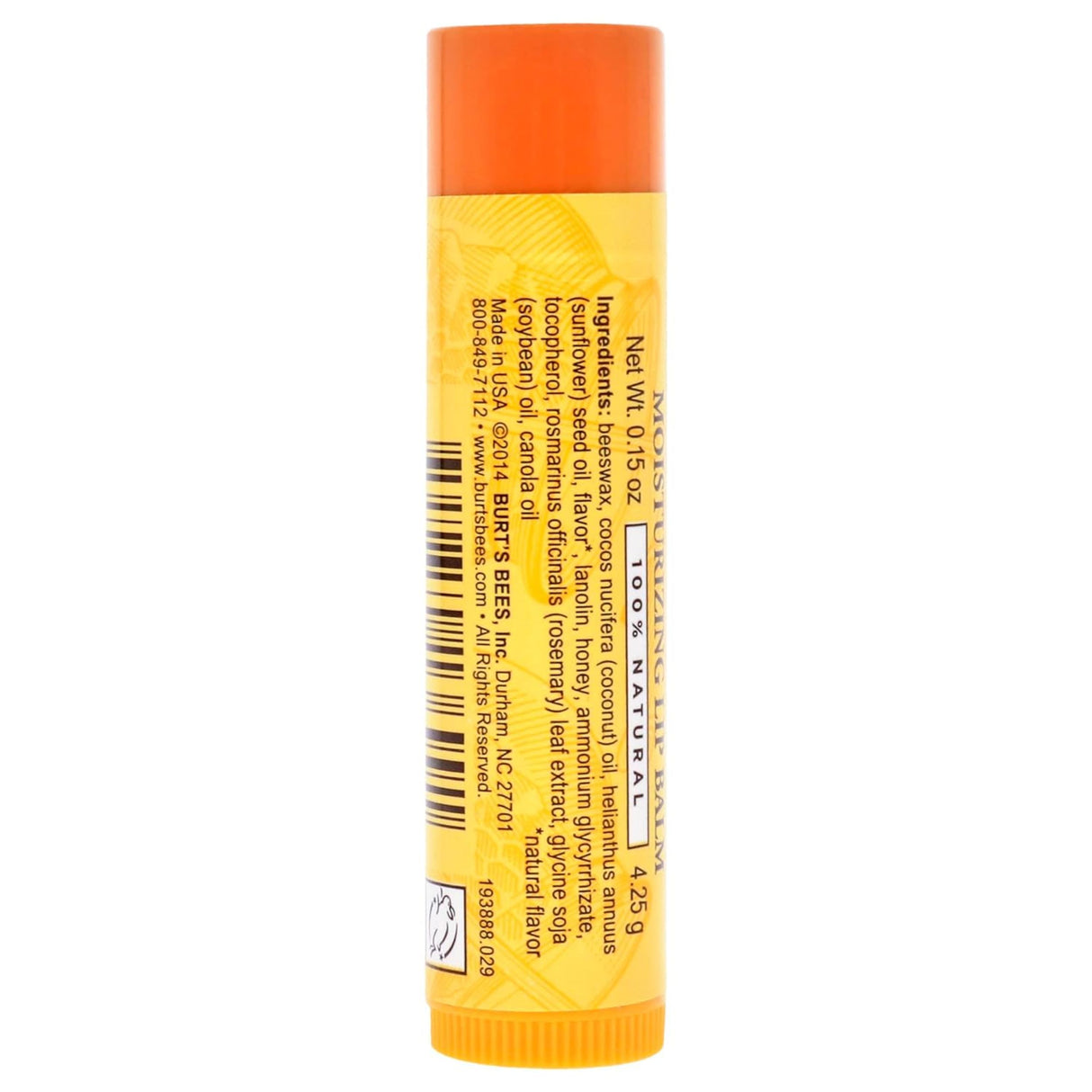 Burt's Bees Lip Balm Moisturizing, Honey, 0.15oz